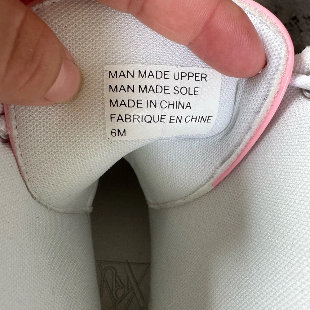 & Other Stories Pink Platform Lace-Up Shoes - Picture 7 of 7